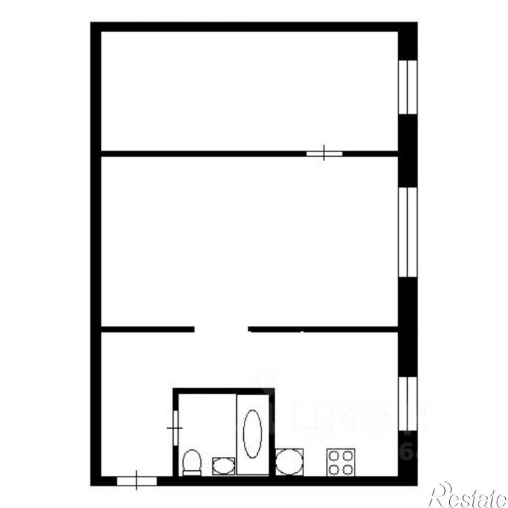 2-комн квартира улица Ленина, 68,  д. 68