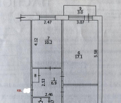 3-комн, 60кв м, этаж 4/5 ул Лесная, 11Б