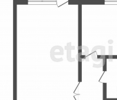 1-комн, 35кв м, этаж 7/17 ул Ленина, 128