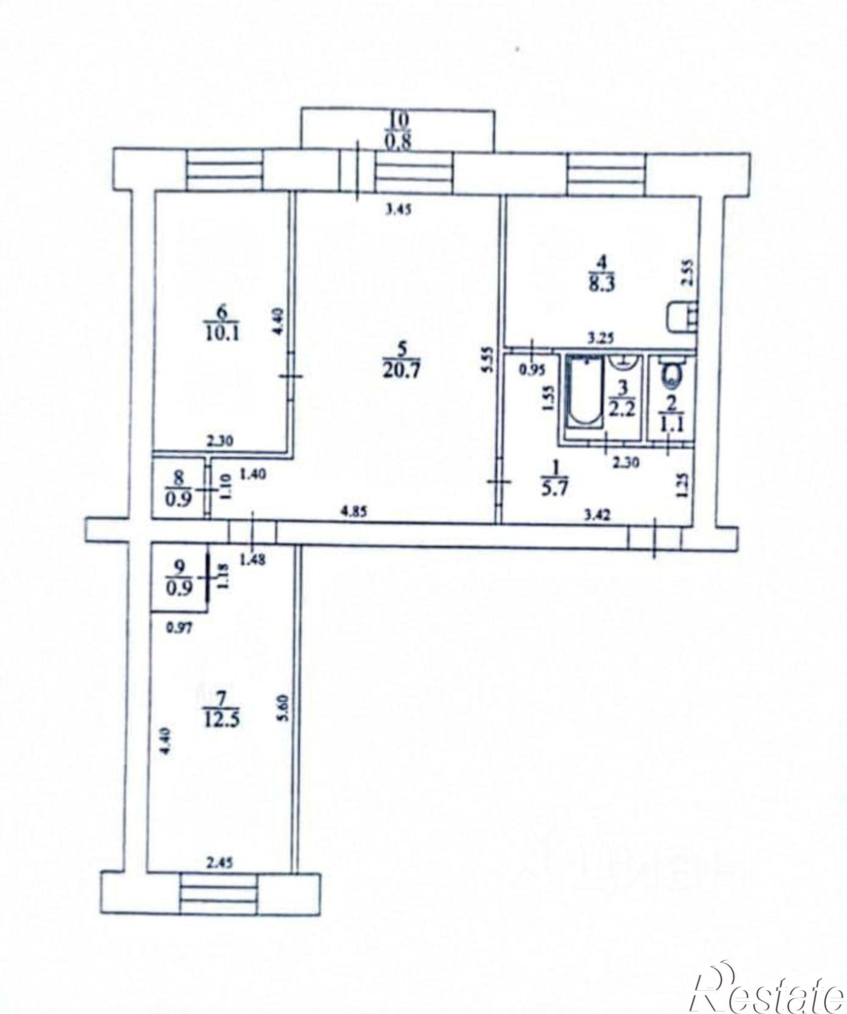 Купить квартиру за 4 150 000 рублей на Коммунистический пр-кт, 64