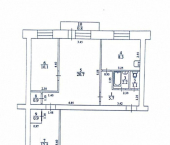3-комн, 62кв м, этаж 3/5 Коммунистический пр-кт, 64