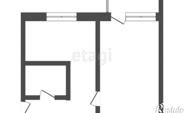 1-комн квартира улица Калинина, 48,  д. 48