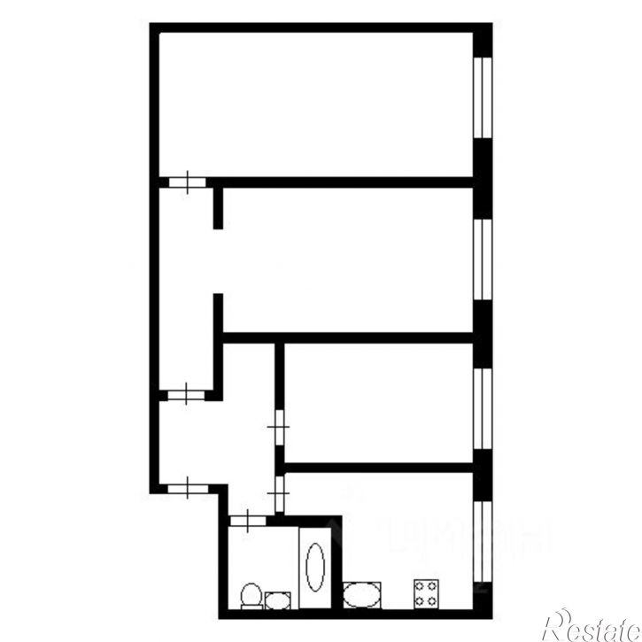 3-комн квартира Коммунистический проспект, 68,  д. 68