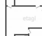 2-комн, 44кв м, этаж 1/5 улица Крупской, 12