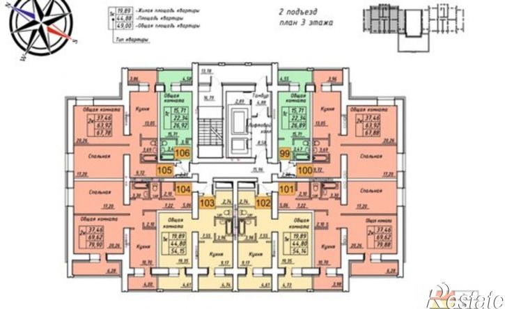 1-комн квартира в новом доме улица Победы, 27Б,  д. 27Б
