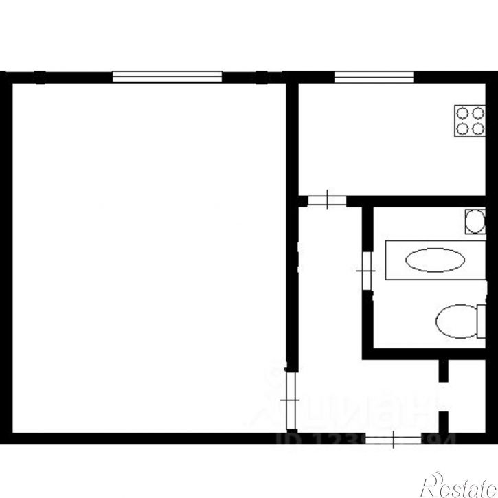 1-комн квартира улица Царевского, 20,  д. 20