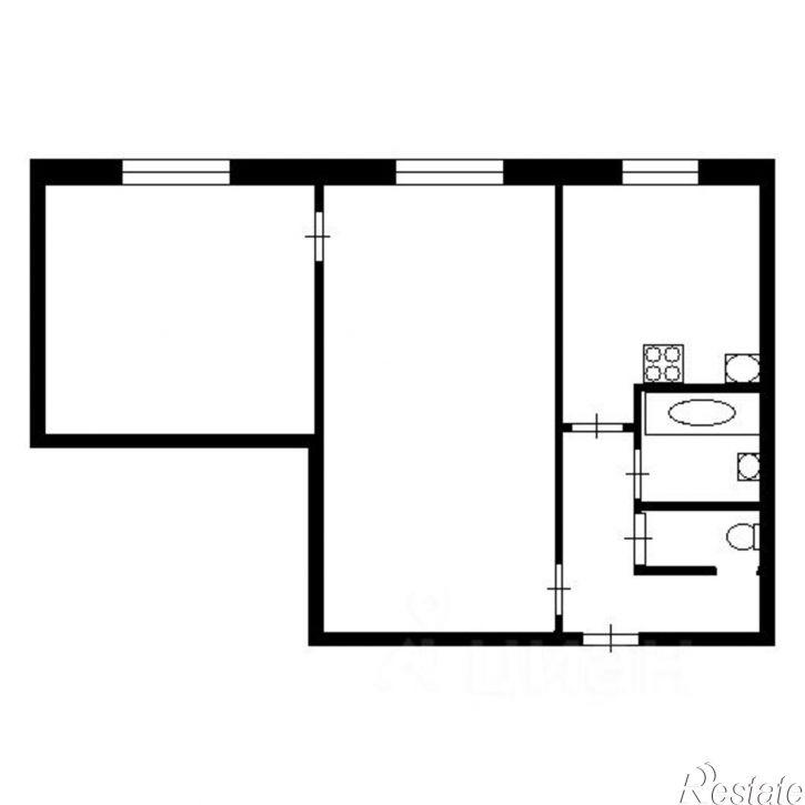 2-комн квартира улица Ленина, 80,  д. 80