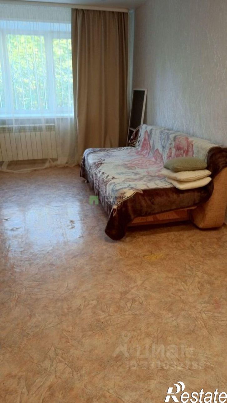 1-комн квартира улица Калинина, 46,  д. 46