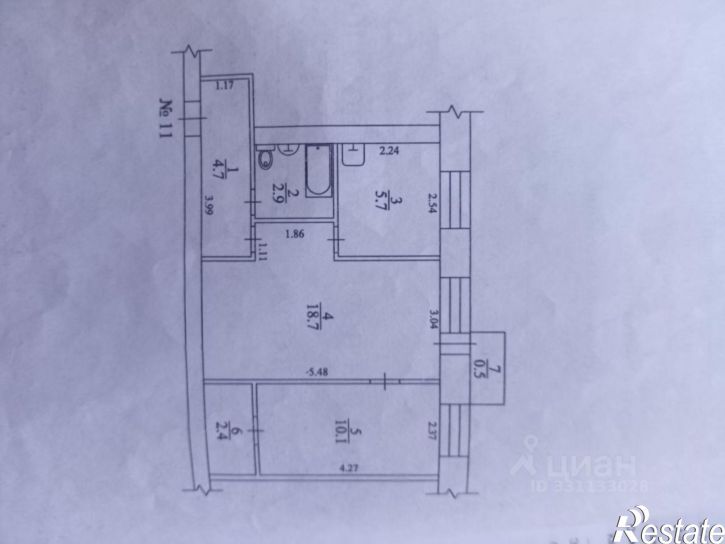 2-комн квартира улица Строителей, 37,  д. 37