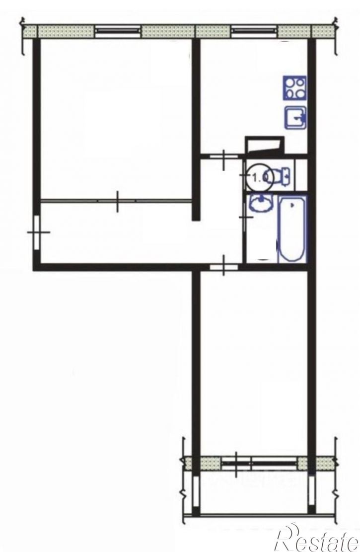2-комн квартира Комсомольская улица, 8,  д. 8