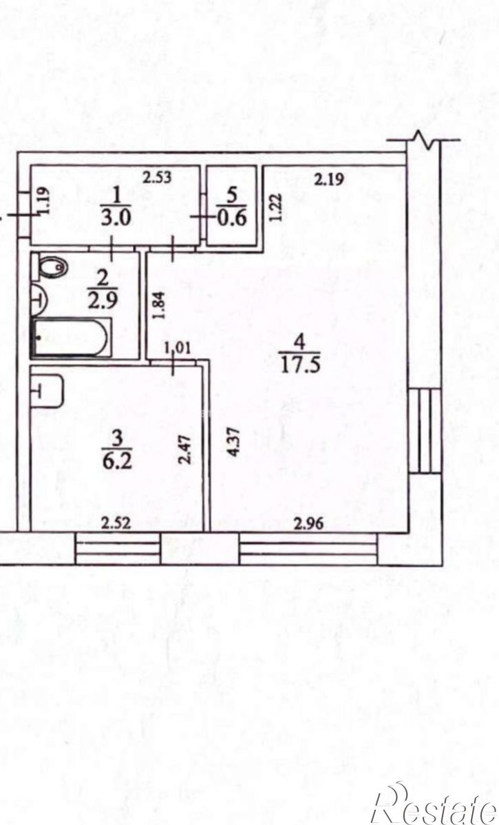 1-комн квартира ул Куйбышева, 19,  д. 19