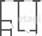 2-комн, 43кв м, этаж 2/5 ул Горького, 30