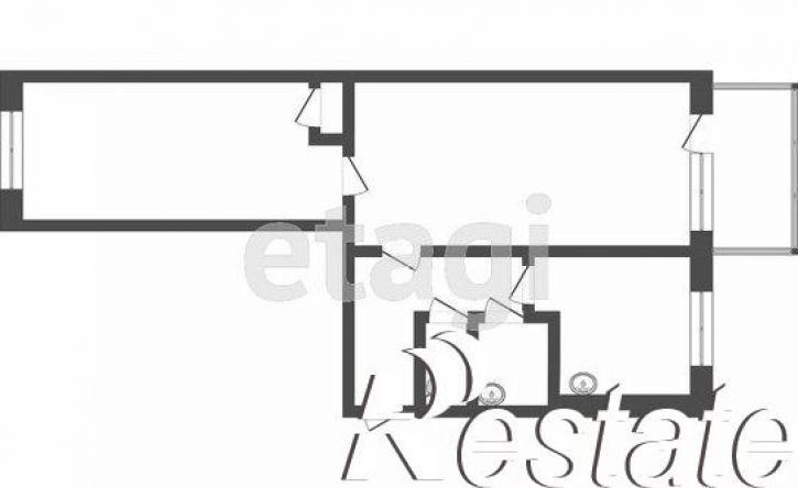 2-комн квартира Лесная улица, 8,  д. 8