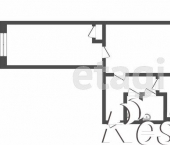 2-комн, 48кв м, этаж 4/5 Северная улица, 2А