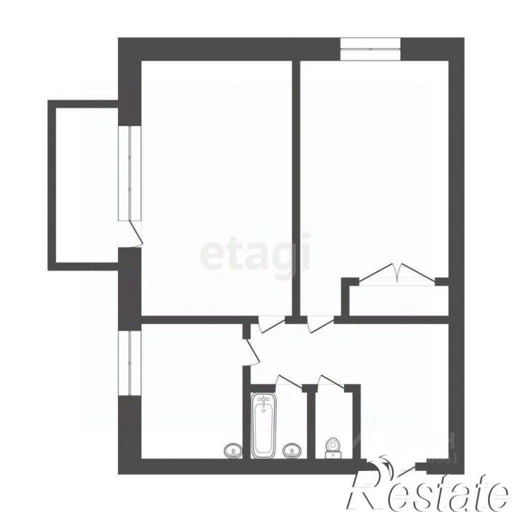 2-комн квартира Коммунистический проспект, 50,  д. 50