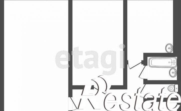 2-комн квартира улица Крупской, 2А,  д. 2А