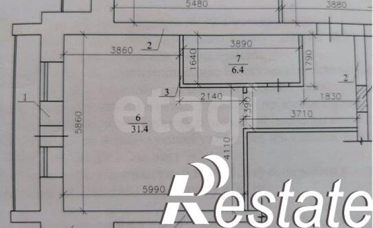 1-комн квартира улица Курчатова, 36А,  д. 36А